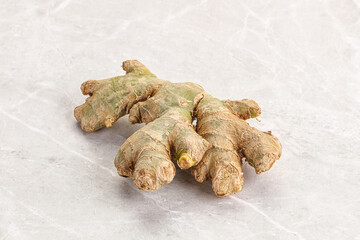 Raw ginger root fot cooking