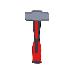 carpentry hammer cartoon. hardware service, equipment build, carpenter business carpentry hammer sign. isolated symbol vector illustration