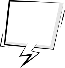 Black and white speech bubble balloon icon sticker memo keyword planner text box banner, flat png transparent element design