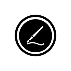Pen Brush Icon Vector Symbol Design Illustration EPS 10