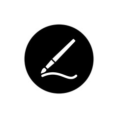 Pen Brush Icon Vector Symbol Design Illustration EPS 10