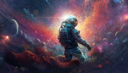 Astronaut in space