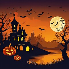 Halloween theme background
