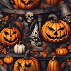 Halloween theme background