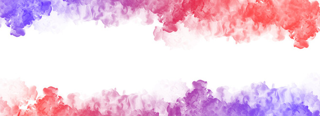 color smoke transparent background