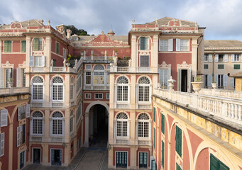 Fototapeta na wymiar Genoa Royal Palace, Genoa Italy