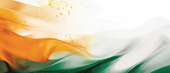 15th of August India Independence Day Background wallpaper, AI Generated - obrazy, fototapety, plakaty
