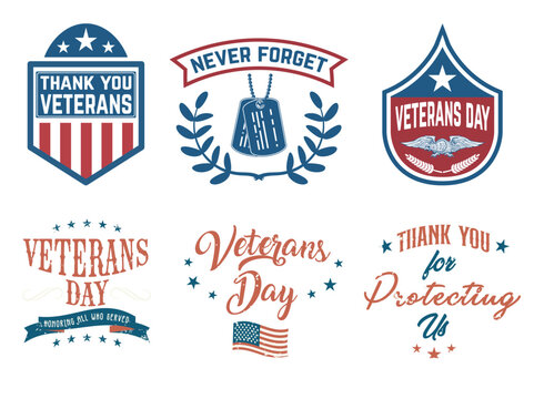 Veterans day honoring military