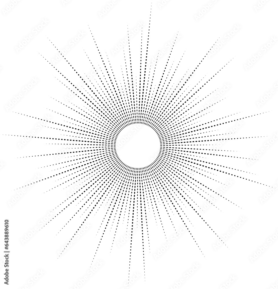 Poster circle sound wave. audio music equalizer. round circular icon. spectrum radial pattern and frequency