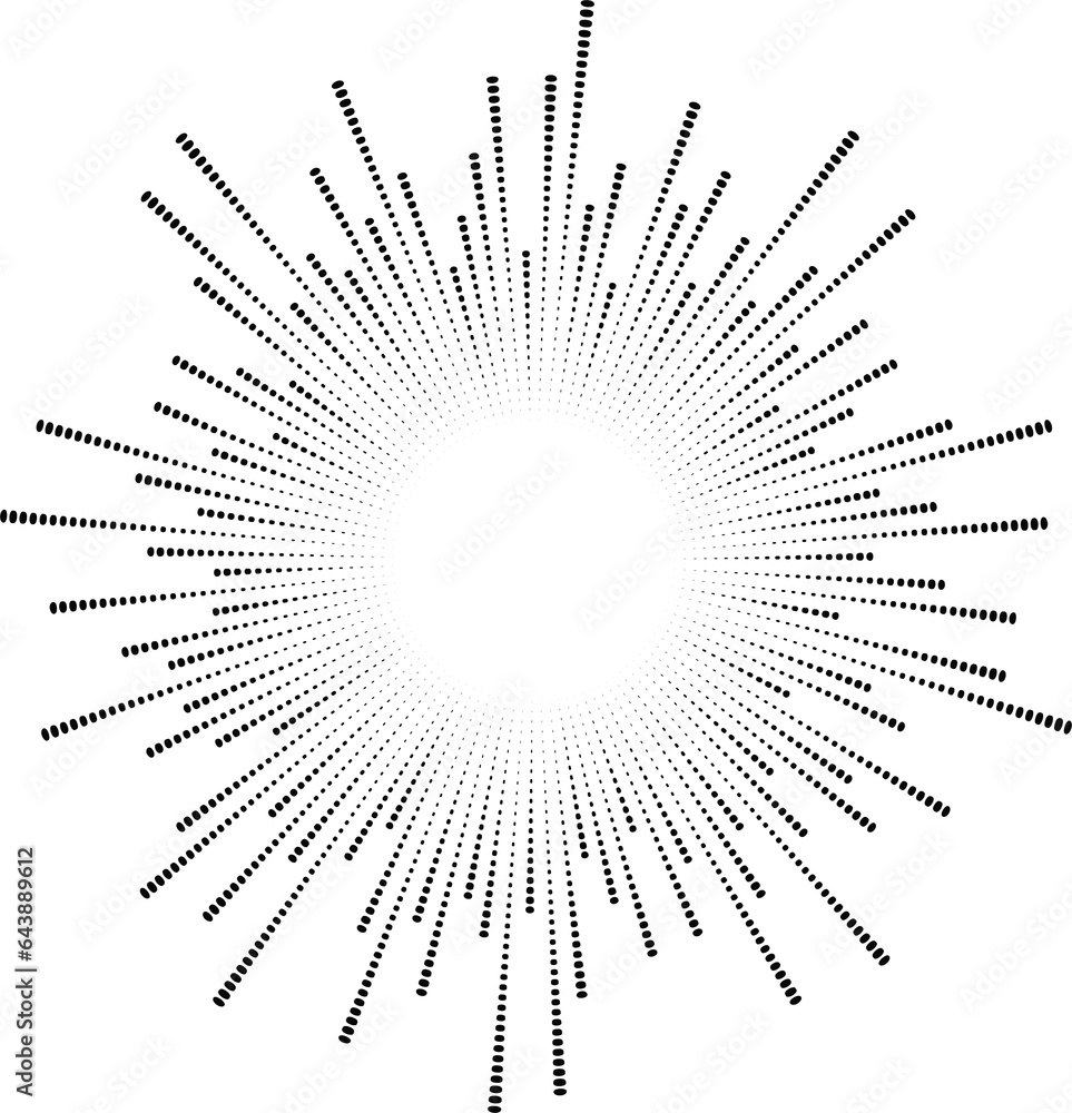 Poster circle sound wave. audio music equalizer. round circular icon. spectrum radial pattern and frequency