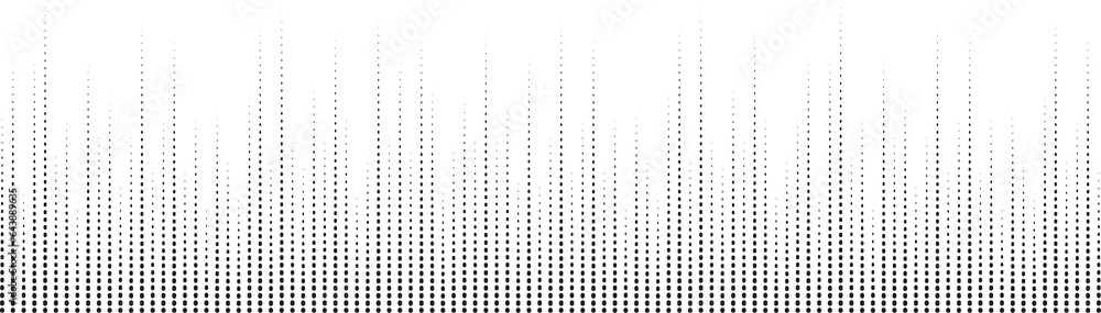 Poster sound wave. audio music equalizer. spectrum radial pattern and frequency frame