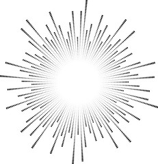 Fototapeta premium Circle sound wave. Audio music equalizer. Round circular icon. Spectrum radial pattern and frequency frame