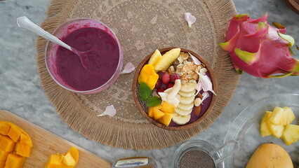 Acai Bowl healthy food