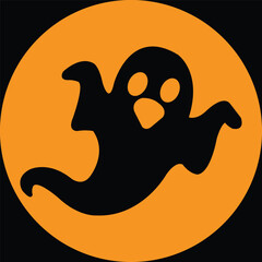 halloween ghost vector