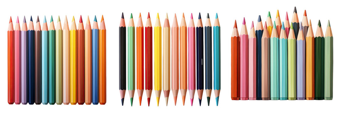 transparent background enhances colored pencils