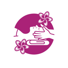 illustration of spa, a form of body care.