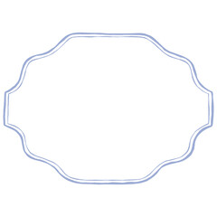 Vintage frame hand drawn