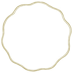 Round frame hand drawn