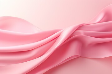 Obraz premium pink wavy cloth background