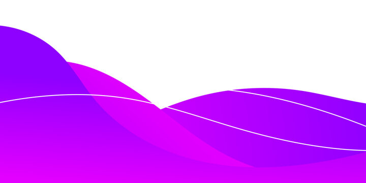 fluid wave corner border frame