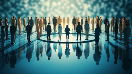 people form the core of an organization formation - obrazy, fototapety, plakaty