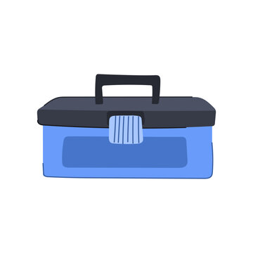 box toolbox cartoon. repair tool, kit carpentry, toolkit service box toolbox sign. isolated symbol vector illustration