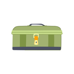 tool toolbox cartoon. kit carpentry, toolkit service, hammer mechanic tool toolbox sign. isolated symbol vector illustration