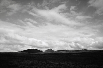 Stunning barren landscape in Iceland