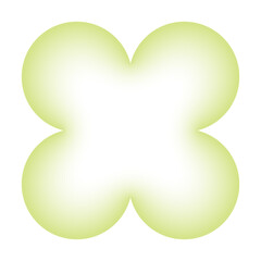 Inner glow quatrefoil shape