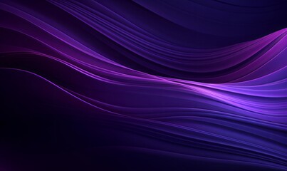 Purple Waves on Dark, Generative AI