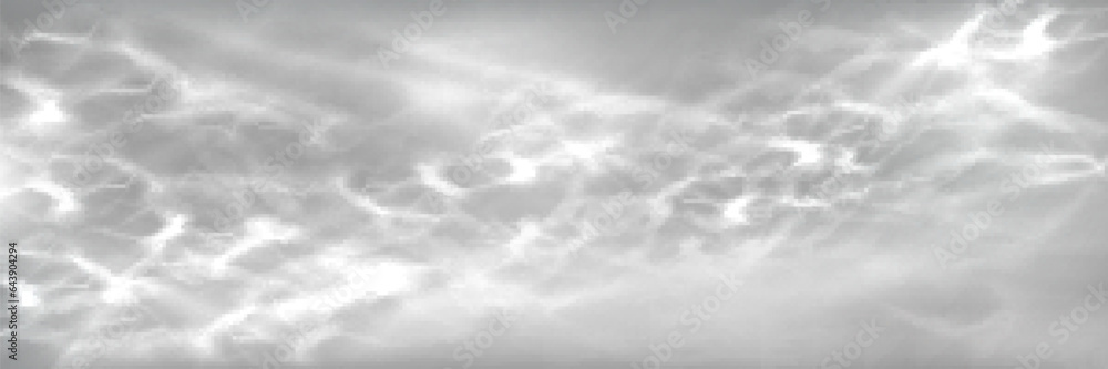 Poster white water wave light surface overlay background. 3d clear ocean surface pattern with reflection ef