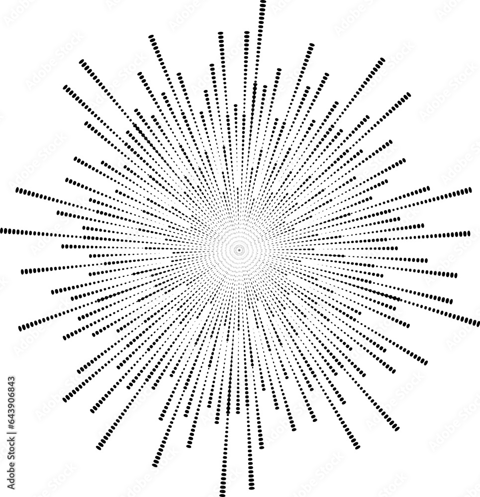 Poster circle sound wave. audio music equalizer. spectrum radial pattern and frequency frame.