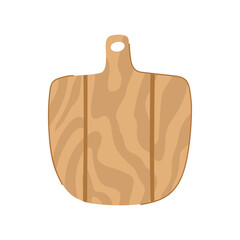 table wooden pizza board cartoon. round tray, texture brown, cutting plate table wooden pizza board sign. isolated symbol vector illustration