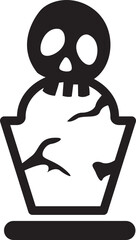 halloween grave icon