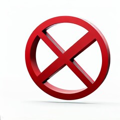 Creaative Illustration forbidden sign no entry prohibited logo 