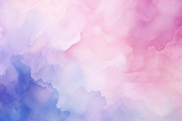 Pink and purple watercolor paper textured background, watercolor paint background, Generative AI