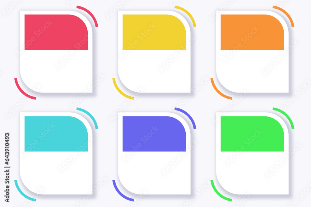 Poster progress chart with colors. colorful chart steps, infographic design elements.