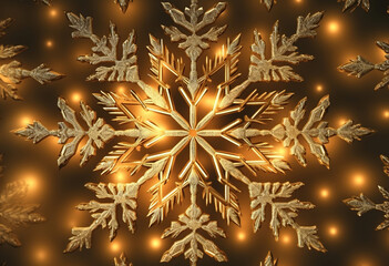 Snowflake, beautiful Christmas gift card background