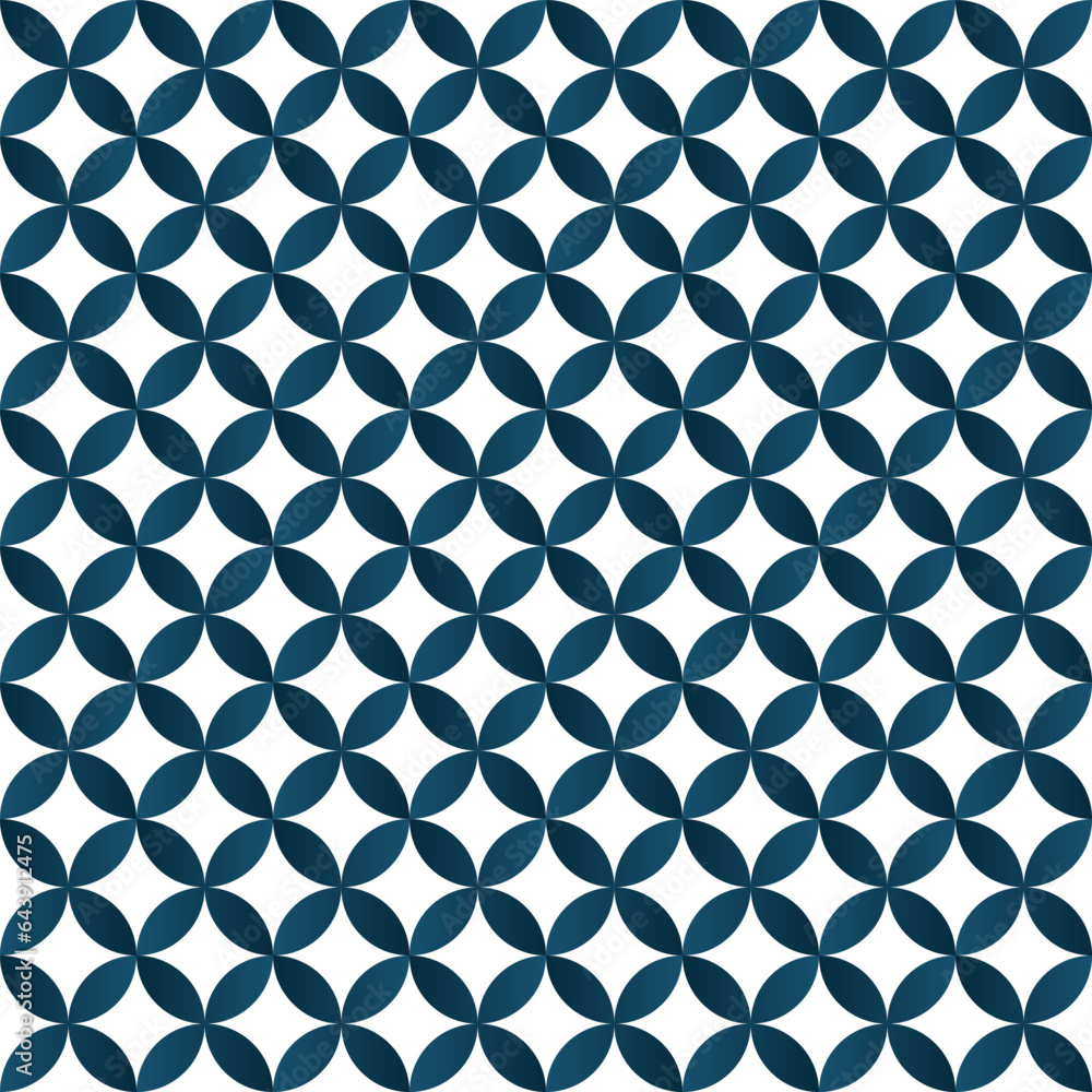 Aufkleber japanese geometric pattern, this is a simple vector illustration with a harmonious blend of retro an