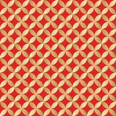 japanese geometric pattern, this is a simple vector illustration with a harmonious blend of retro and modern styles, the color can be changed if necessary.vector