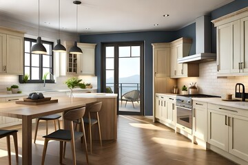 modern kitchen interior