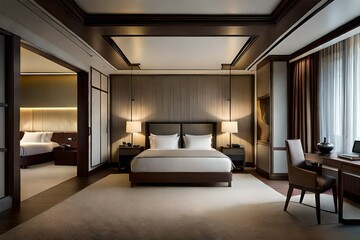 Fototapeta premium luxury hotel room