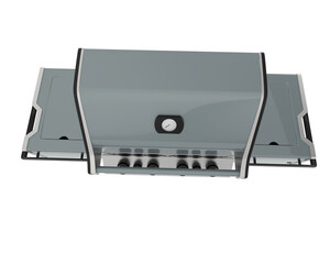 Barbeque grill chair isolated on transparent background. 3d rendering - illustration