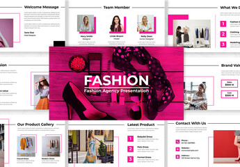 Fashion Agency Presentation Template