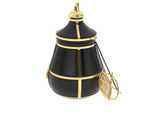 Oven isolated on transparent background. 3d rendering - illustration