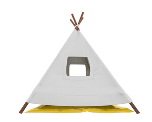 Tent isolated on transparent background. 3d rendering - illustration © Elena