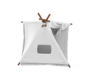 Tent isolated on transparent background. 3d rendering - illustration