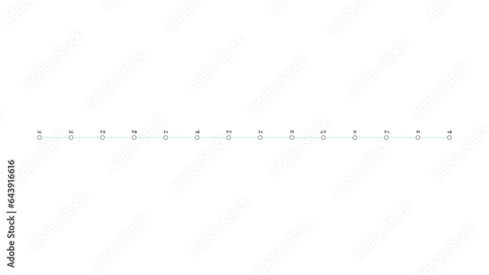 Poster animated sci-fi element hud line with cryptic symbols.