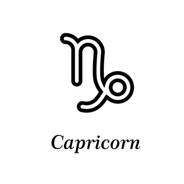 Zodiac icon flat style illustration logo template