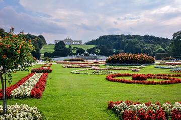 The Vast and Colorful Gardens of Schonbrunn Palace - Vienna, Austria